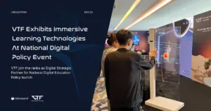 VTF Exhibits Immersive Learning Technologies As Digital Strategic Partner For National Digital Education Policy Launch