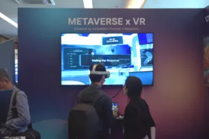 VR Metaverse Experience at Virtualtech Frontier’s Booth at DPD 2023